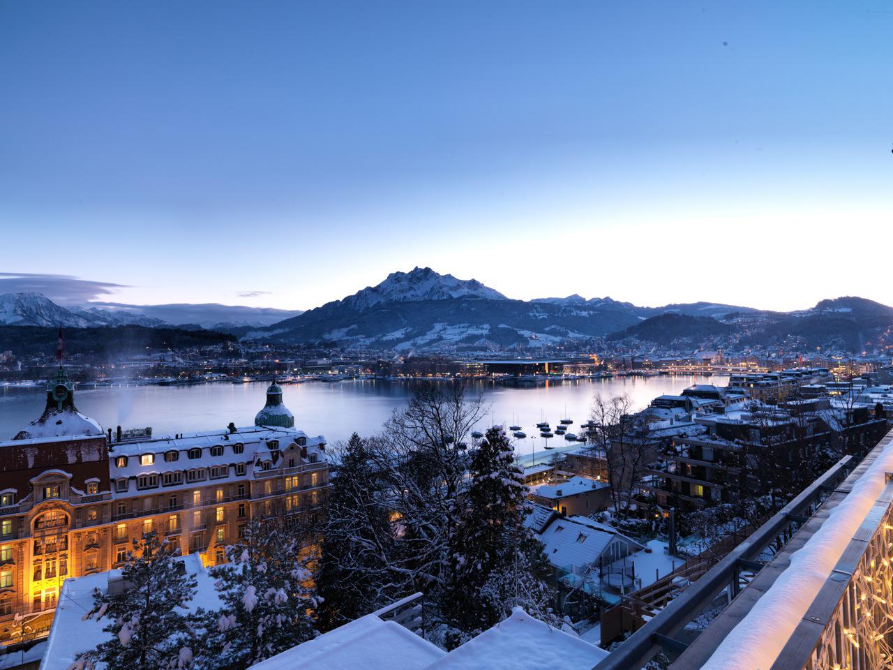 Art Deco Hotel Montana Lucerne Екстер'єр фото