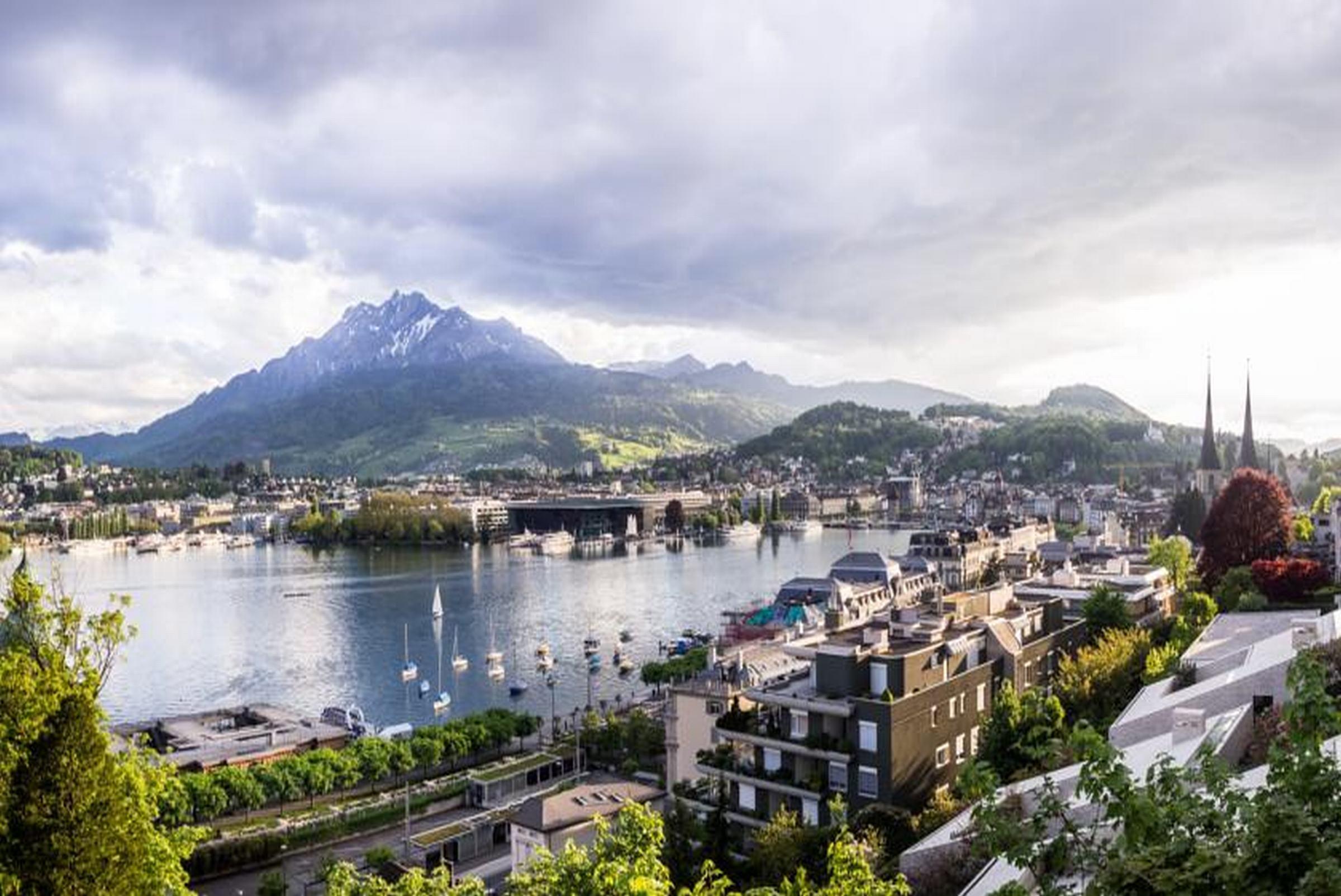Art Deco Hotel Montana Lucerne Екстер'єр фото