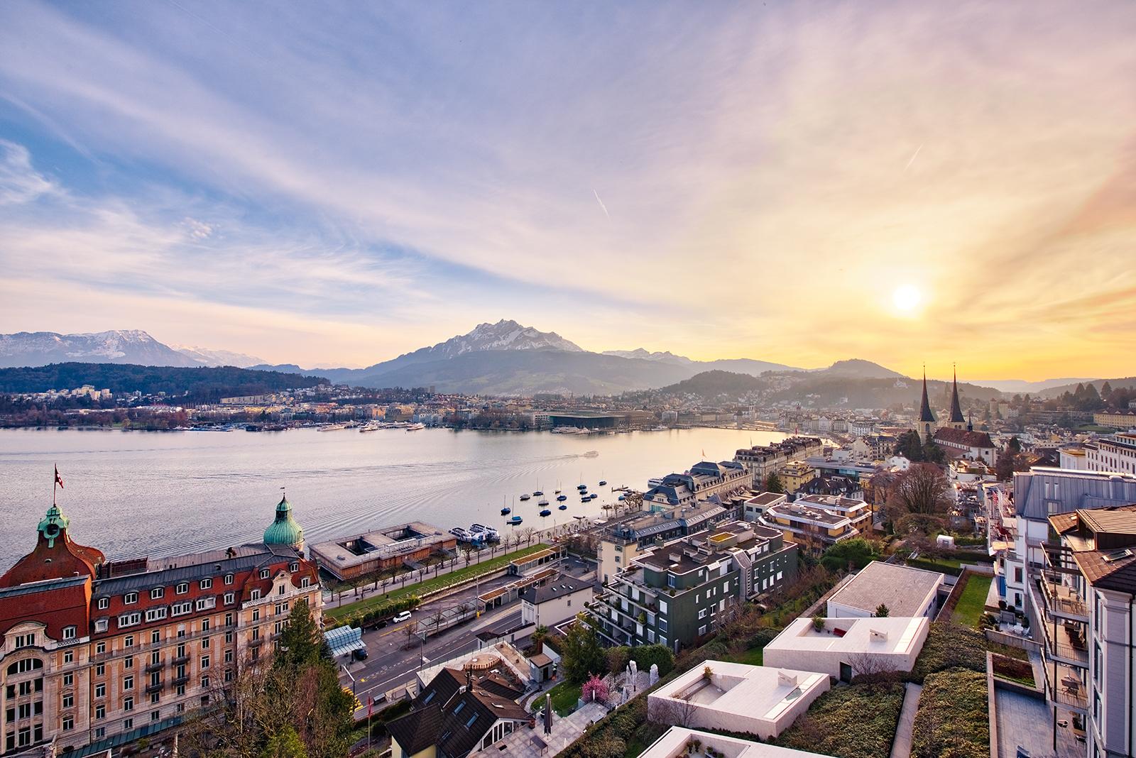 Art Deco Hotel Montana Lucerne Екстер'єр фото